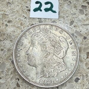 1921 Morgan Silver Dollar Coin